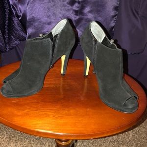 9 West Suede Ankle Boots